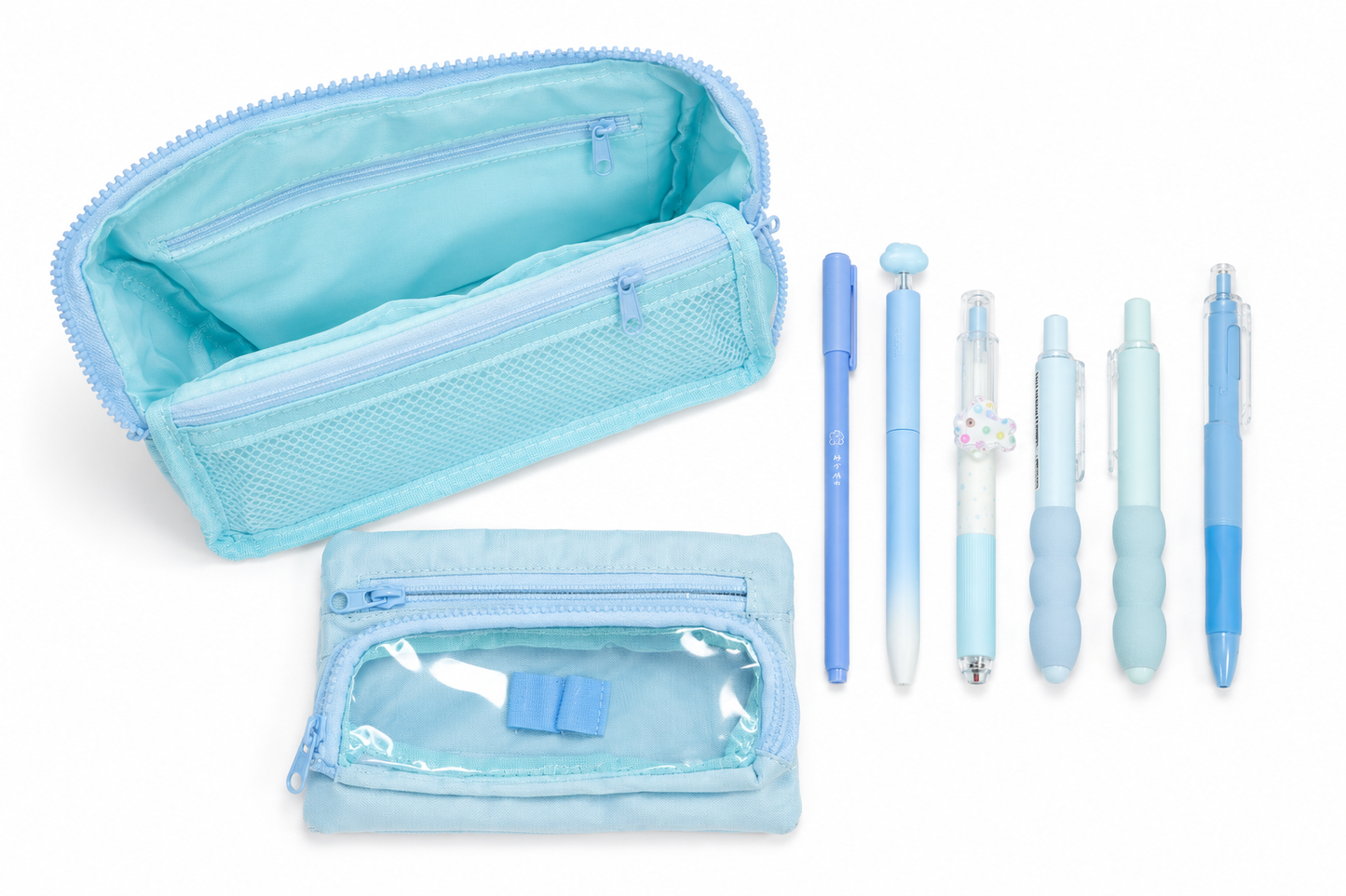 Soft Blue Everyday Pouch Bundle ✨