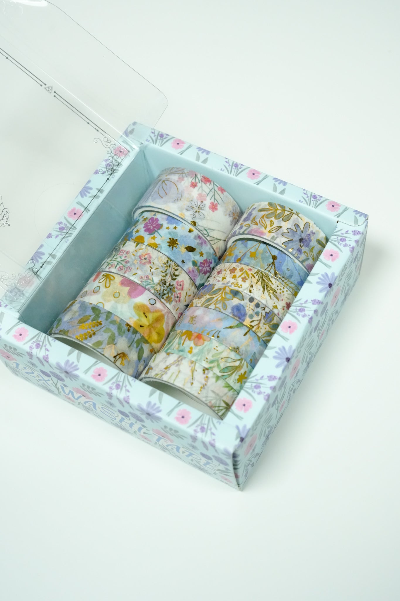Floral Washi Tape Set — Aesthetic Journaling Collection (12 pcs) 🌸