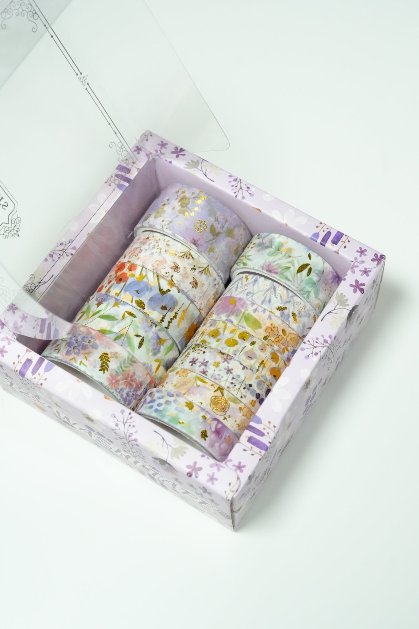 Floral Washi Tape Set — Aesthetic Journaling Collection (12 pcs) 🌸