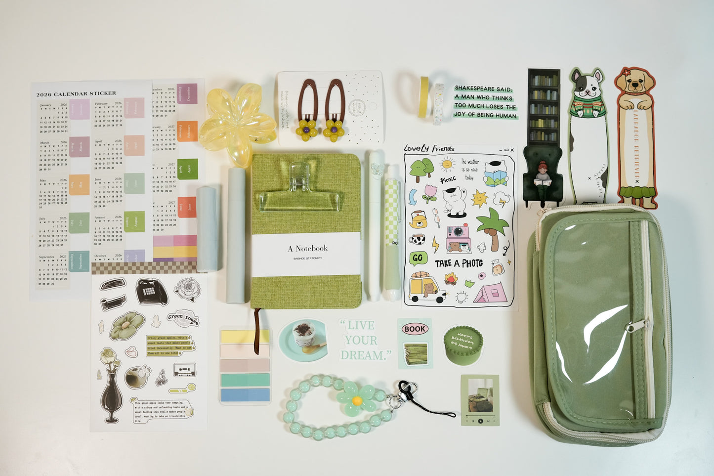 Green Bundle — Pastel Aesthetic🌿