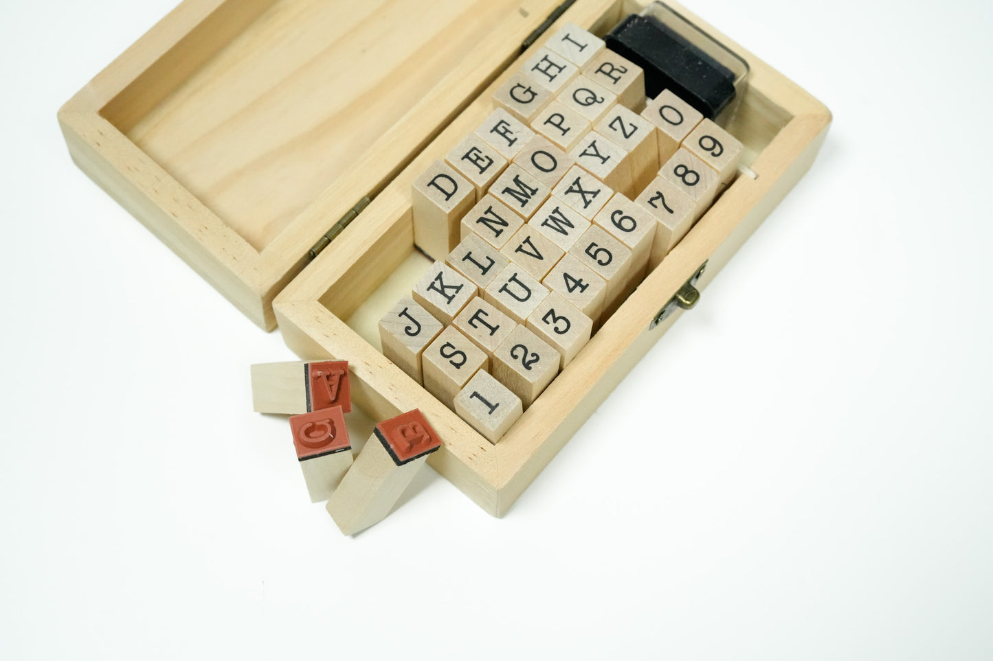 Vintage Alphabet Stamp Set — Aesthetic Journaling Kit ✨