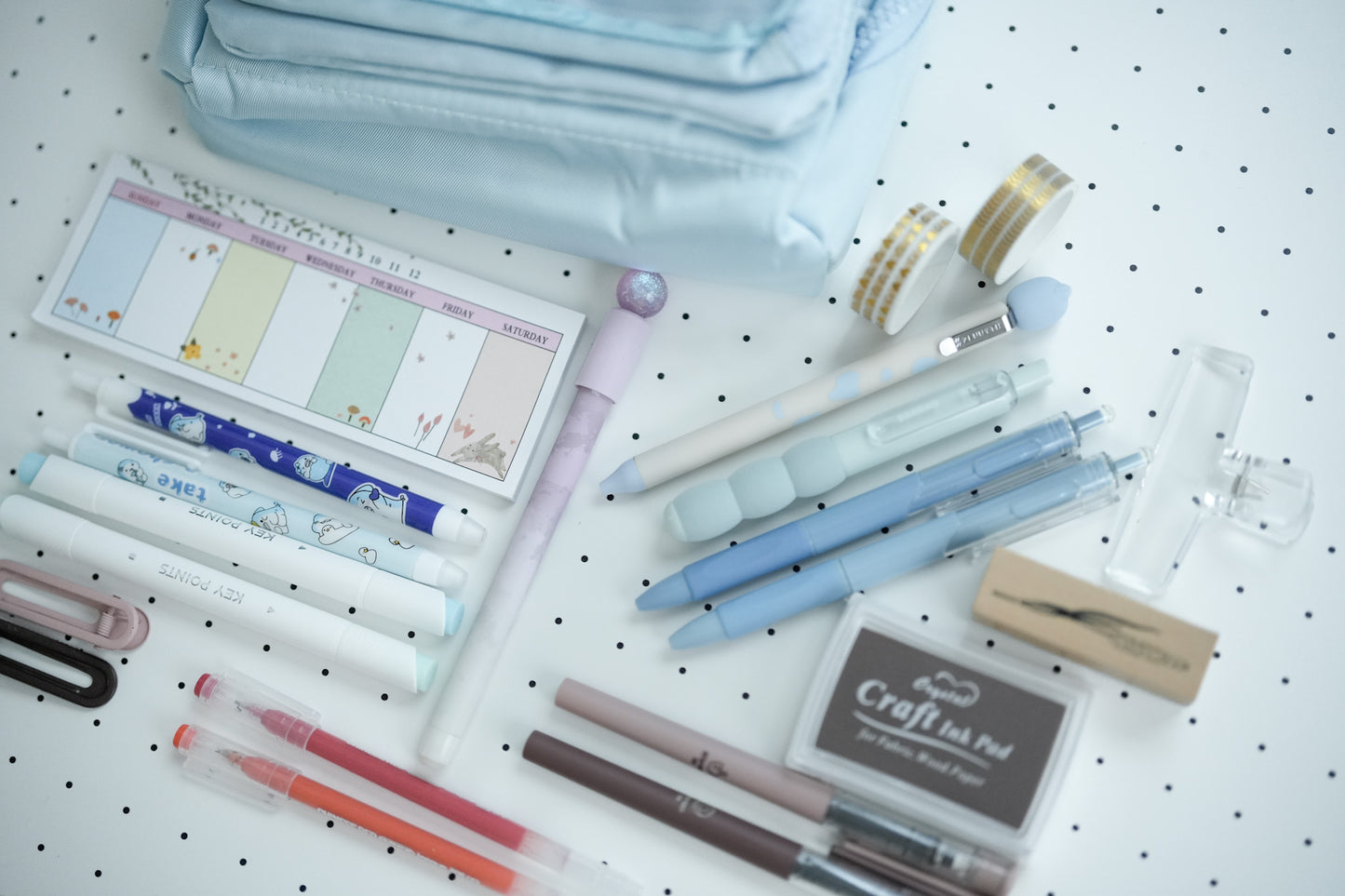 Soft Blue Everyday Pouch Bundle ✨