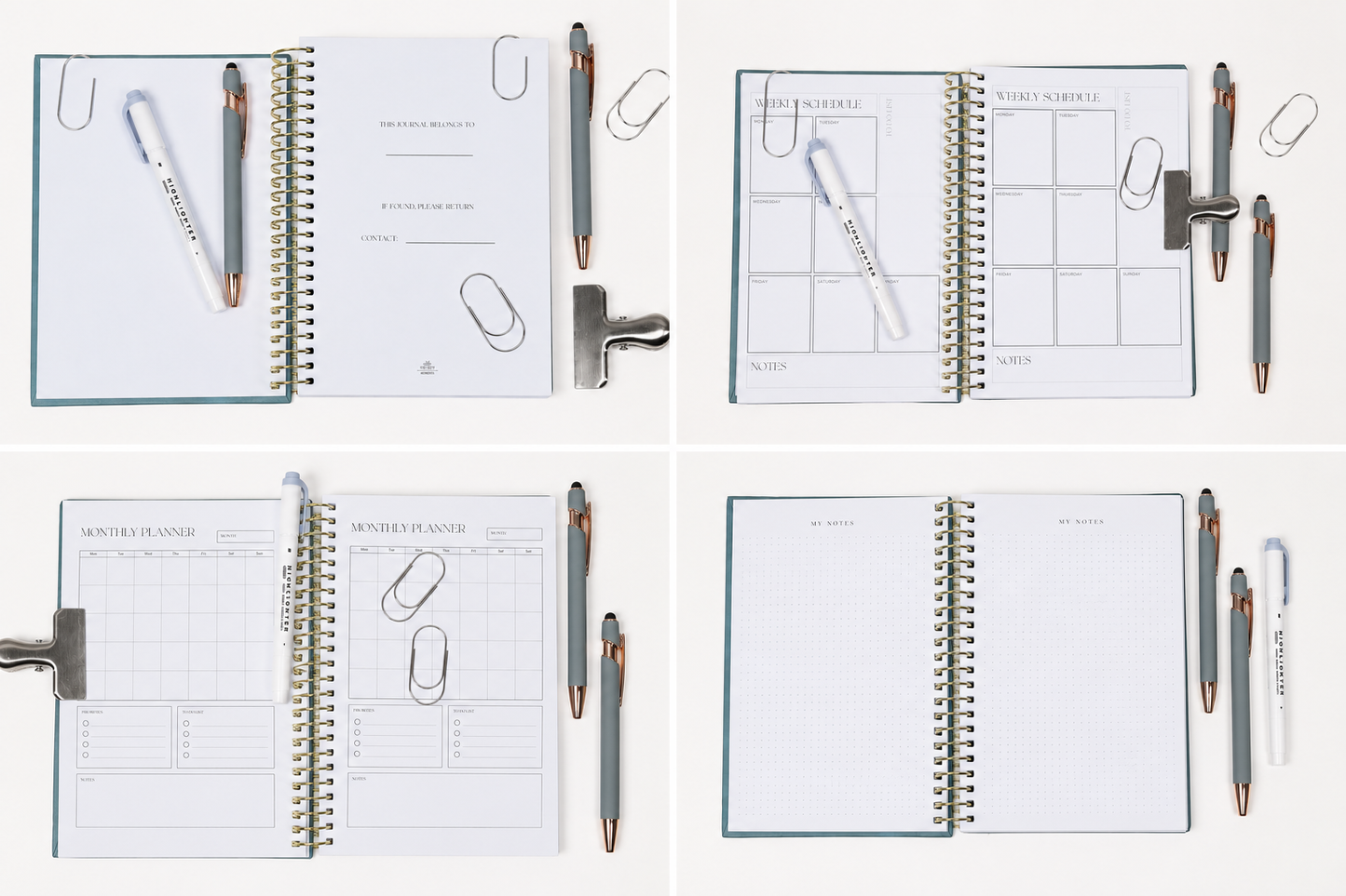 The Journal™ | Weekly, Monthly & Notes Planner